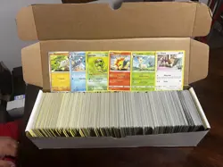 1000 Pokemon bulk Lot mainly YELLOW BORDER ONLY Common/Uncommon/Rare - No Energy - Image 1
