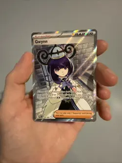 Gwynn 109/084 Full Art Ultra Rare Pokemon ME05: Pitch Black NM Mint - Image 2