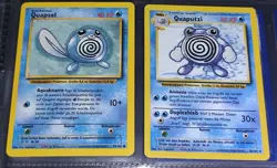 Pokemon TCG - Quapsel 59/102 + Quaputzi 38/102 (Base Set 1999 / Deutsch) Top!!! - Image 1