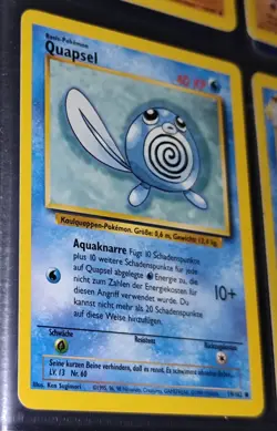 Pokemon TCG - Quapsel 59/102 + Quaputzi 38/102 (Base Set 1999 / Deutsch) Top!!! - Image 4