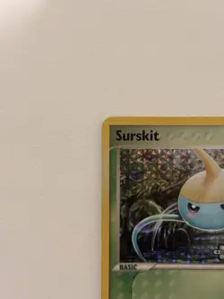 Nintendo Pokemon TCG Surskit 78/107 EX Deoxys Stamped Holo English 2005 50HP - Image 5
