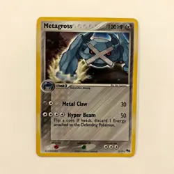 Pokemon TCG Metagross 2/17 POP Series 1 Holo Rare 100 HP English 2006 - Image 1