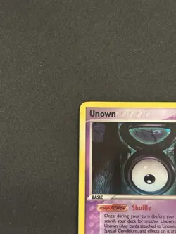 Pokemon TCG Unseen Forces Unown (V) V/28 Holo Rare Unlimited English 2005 - Image 5