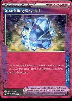 Sparkling Crystal 129/131 Holo ACE SPEC Rare Prismatic Evolutions Pokemon NM - Image 1