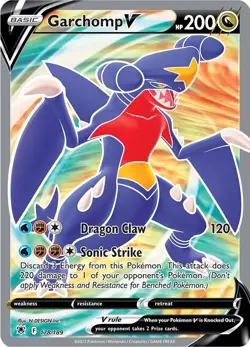 Holofoil - Garchomp V (Full Art) - 178/189 / NM / English Pokemon TCG - Image 1
