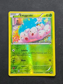 Exeggcute 1/108 Common Roaring Skies Pokemon Reverse Holo Lightly Played - Image 1