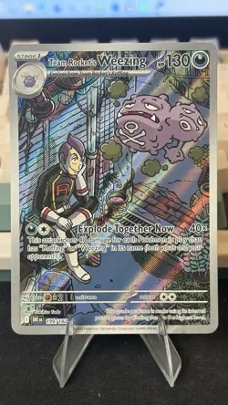Team Rocket's Weezing - Holo - Destined Rivals - 199/182 NM Pokemon - Image 1