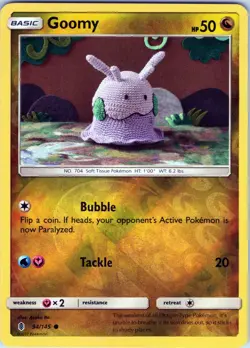 Goomy 94/145 Common - Pokemon SM: Guardians Rising - Reverse Holo (NM) - Image 1