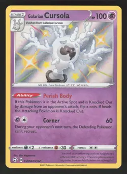 Galarian Cursola SV050/SV122 Pokemon TCG Shining Fates NM - Image 1