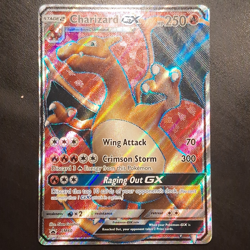 Pokemon Charizard GX SM Black Star Promos SM60 Full Art Holo Promo English 2017 - Image 1