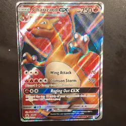 Pokemon Charizard GX SM Black Star Promos SM60 Full Art Holo Promo English 2017 - Image 3