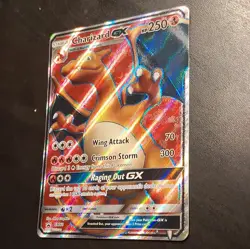 Pokemon Charizard GX SM Black Star Promos SM60 Full Art Holo Promo English 2017 - Image 5