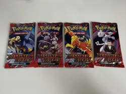 4 x Pokemon DESTINED RIVALS Booster Pack Art Set Bundle - Brand New Sealed ✅ - Image 1