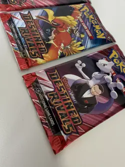 4 x Pokemon DESTINED RIVALS Booster Pack Art Set Bundle - Brand New Sealed ✅ - Image 4