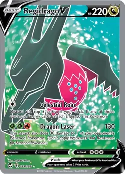 Holofoil - Regidrago V (Full Art) - 183/195 / NM / English Pokemon TCG - Image 1