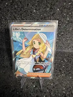Pokemon Mega Evolution Lillie’s Determination 169/132 Full Art Trainer NM - Image 1