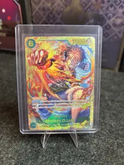 Monkey D. Luffy OP13-118 SEC Secret Rare Carrying On His Will One Piece TCG NM - Image 1