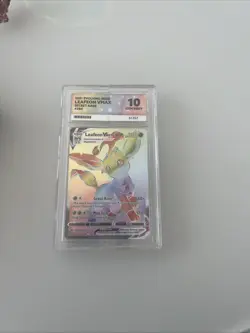 Pokemon - Leafeon VMAX 204/203 - Evolving Skies - Secret Rare - Graded - ACE 10 - Image 1