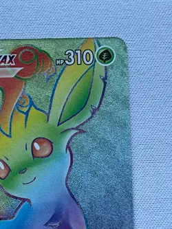 Leafeon VMAX - Rainbow Secret Rare #204/203 - Pokemon Evolving Skies 2021 - Image 2