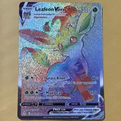 Pokemon Leafeon VMAX Secret Rare 204/203 Evolving Skies 2021 Holo English - Image 1
