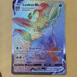 Pokemon Leafeon VMAX Secret Rare 204/203 Evolving Skies 2021 Holo English - Image 2