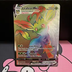 Pokemon TCG Leafeon Vmax Evolving Skies 204/203 Holo Secret Rare - Image 1