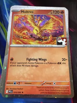 Moltres Holo Prize Pack Series 9 Promo Pokemon Card NM/LP 014/094 PFL - Image 1