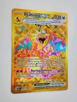 Pokemon Cards Charizard ex 228/197 Holo Obsidian Flames Hyper Rare Pack Fresh - Image 3
