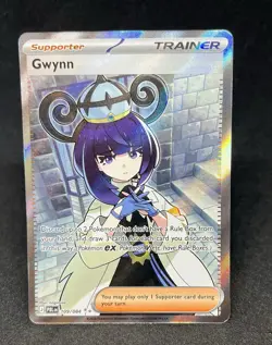 Gwynn Pokemon Pitch Black Full Art Trainer Card 109/084 - NM | Pokemon TCG - Image 1
