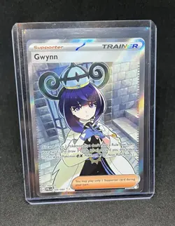 Gwynn Pokemon Pitch Black Full Art Trainer Card 109/084 - NM | Pokemon TCG - Image 3