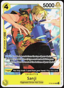 Sanji [ST-29 - ST29-004]ENOne Piece Card GameStarter Deck 29: Egghead - Image 1
