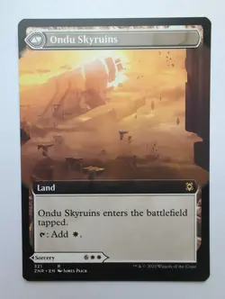 MTG Ondu Inversion (ZNR) Zendikar Rising (Extended Art) Regular Rare 321 - Image 2