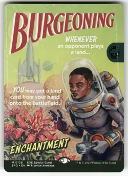 Burgeoning (Showcase) 126 Mythic Special Guests Magic: The Gathering Near Mint - Image 1