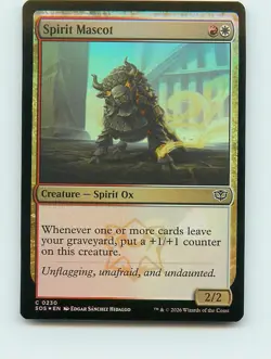 Spirit Mascot (FOIL) - C230 - MTG - Secrets of Strixhaven (SOS) - Image 1