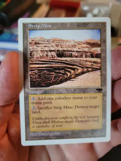 Magic The Gathering Strip Mine Colorless Land Uncommon - Image 1