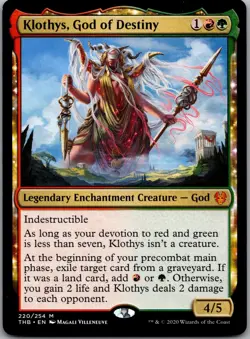 Klothys, God of Destiny 220 Mythic Theros Beyond Death Magic: The Gathering LP - Image 1