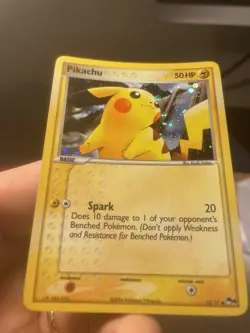 Pikachu - 13/17 - Common - Holo Pokemon POP Series 4 NEAR MINT - Image 2