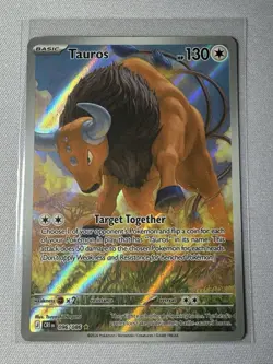 Tauros 096/086 Chaos Rising Illustration Rare Holo English Pokemon TCG 130HP - Image 1