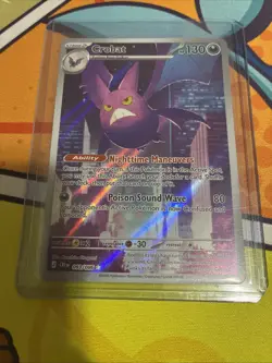 Pokemon TCG Crobat 093/086: Chaos Rising Illustration Rare - Image 1