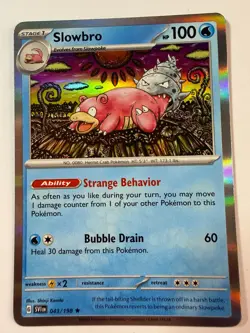 Slowbro 043/198 SV01: Scarlet & Violet Base Set Holo Pokemon TCG NM - Image 1