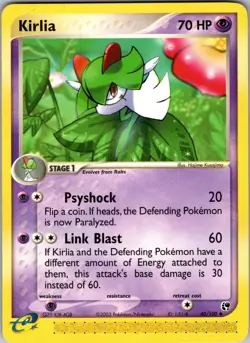 Kirlia 40/100 Uncommon Sandstorm Pokemon Lightly Played - Image 1