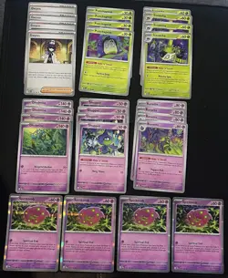 Pokemon TCG Pitch Black Hide ‘n’ Sneak Deck Lot (4 Holo, 28 Total) - Image 1
