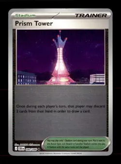 Prism Tower 080/086 Uncommon Chaos Rising Pokemon Reverse Holo Near Mint - Image 1