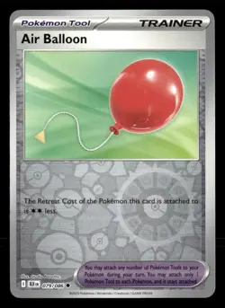 Air Balloon 079/086 Uncommon Black Bolt Pokemon Reverse Holo Near Mint - Image 1