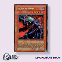 Vampire Lord DCR-000 Unlimited Secret Rare Vintage 2003 Dark Crisis NM Yu-Gi-Oh! - Image 1