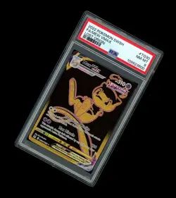 2022 Pokemon FULL ART MEW VMAX GOLD HOLO TG30! LOST ORIGIN PSA GRADED 8 - Image 1