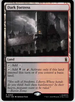 Dark Fortress 264 Marvel Super Heroes Magic the Gathering - Image 1