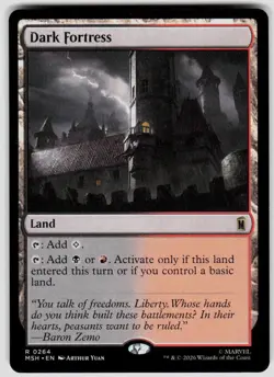 Dark Fortress 264 Marvel Super Heroes Magic the Gathering - Image 1