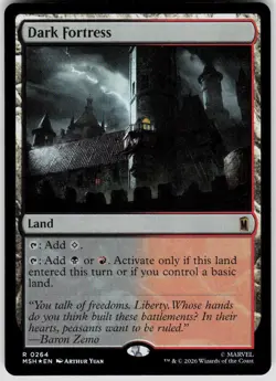 Dark Fortress 264 Marvel Super Heroes Magic the Gathering - Image 1