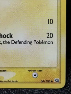Pikachu 60/106 - Stamped Reverse Holo - Vintage Pokemon TCG: EX Emerald - LP - Image 4